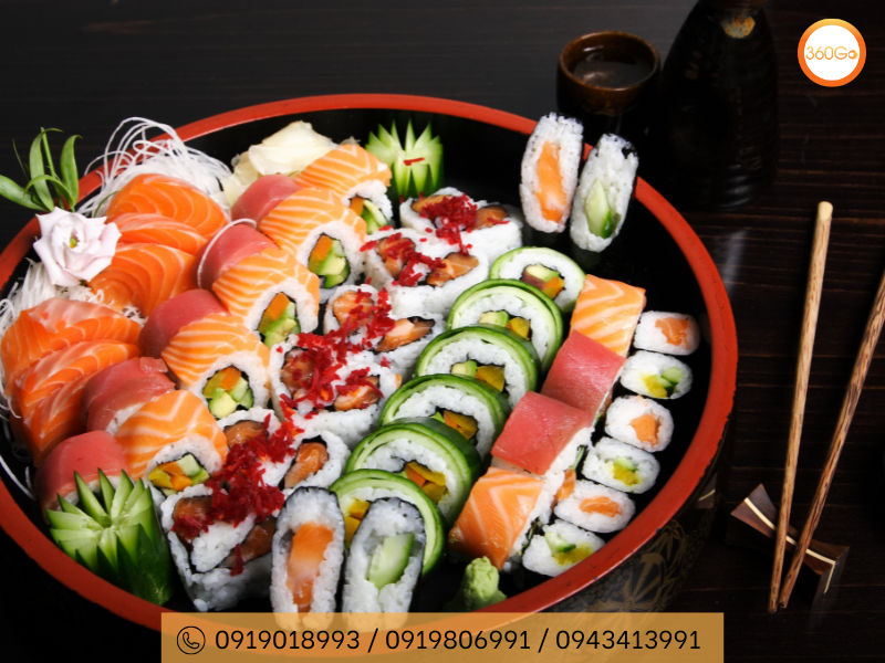 Sushi – Món ăn trứ danh của ẩm thực Nhật Bản - Du lịch 360Go